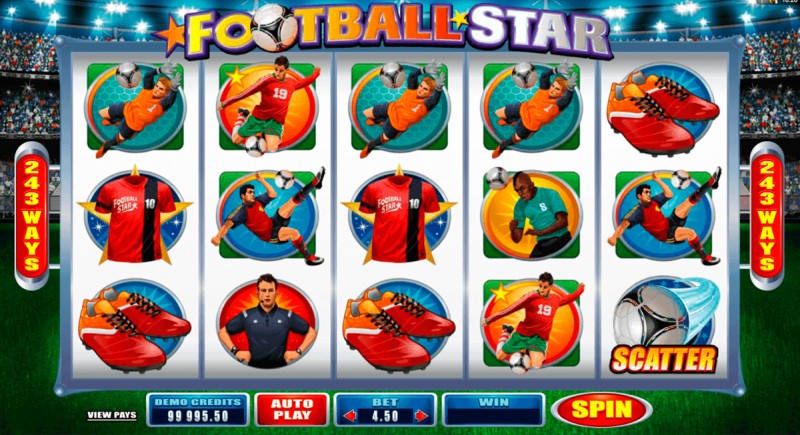 Футбольные страсти со слотом «Football Star» на официальном сайте Монро казино